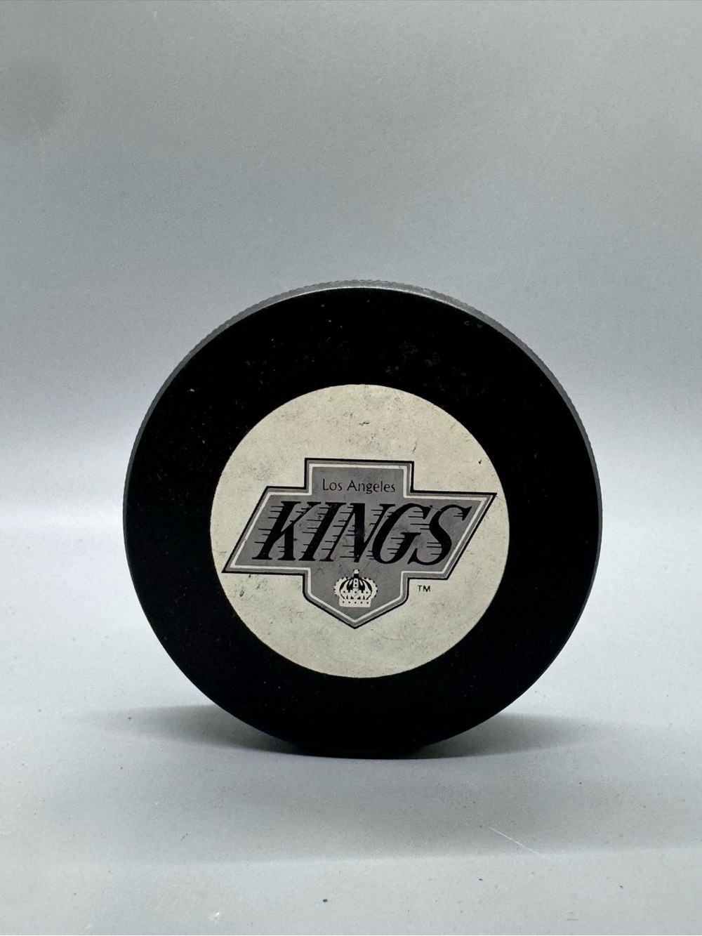 Vintage Los Angeles Kings NHL Hockey Puck – Official Trench MFG – Retro Logo